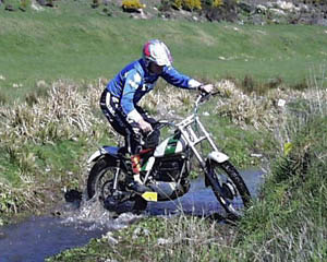 Classic Trials at Mt Thomas, Kerry Miles. Ossa MAR